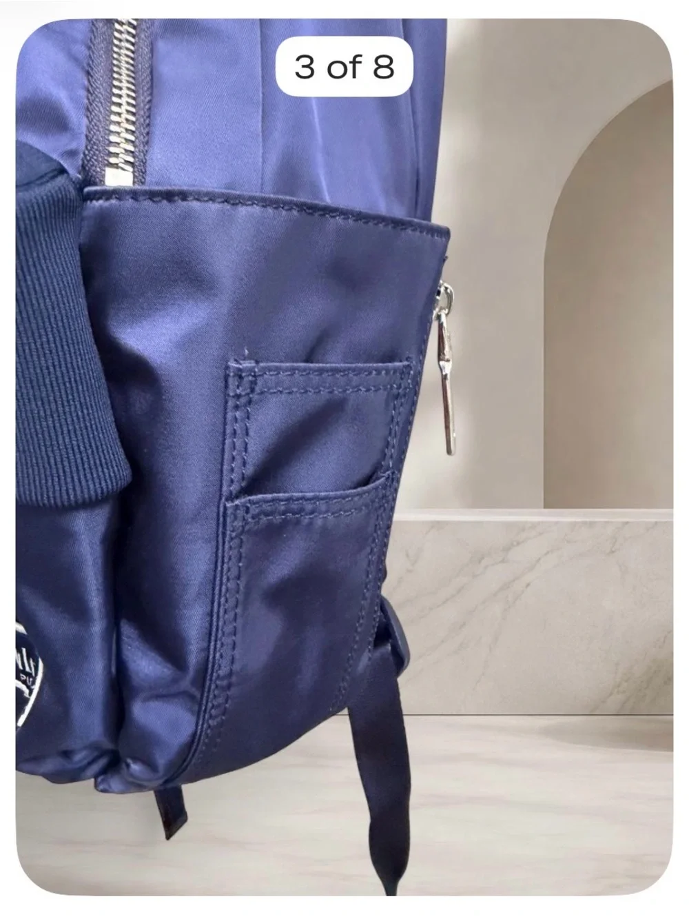 Lipault Kids' Navy Backpack - Compact School Bag